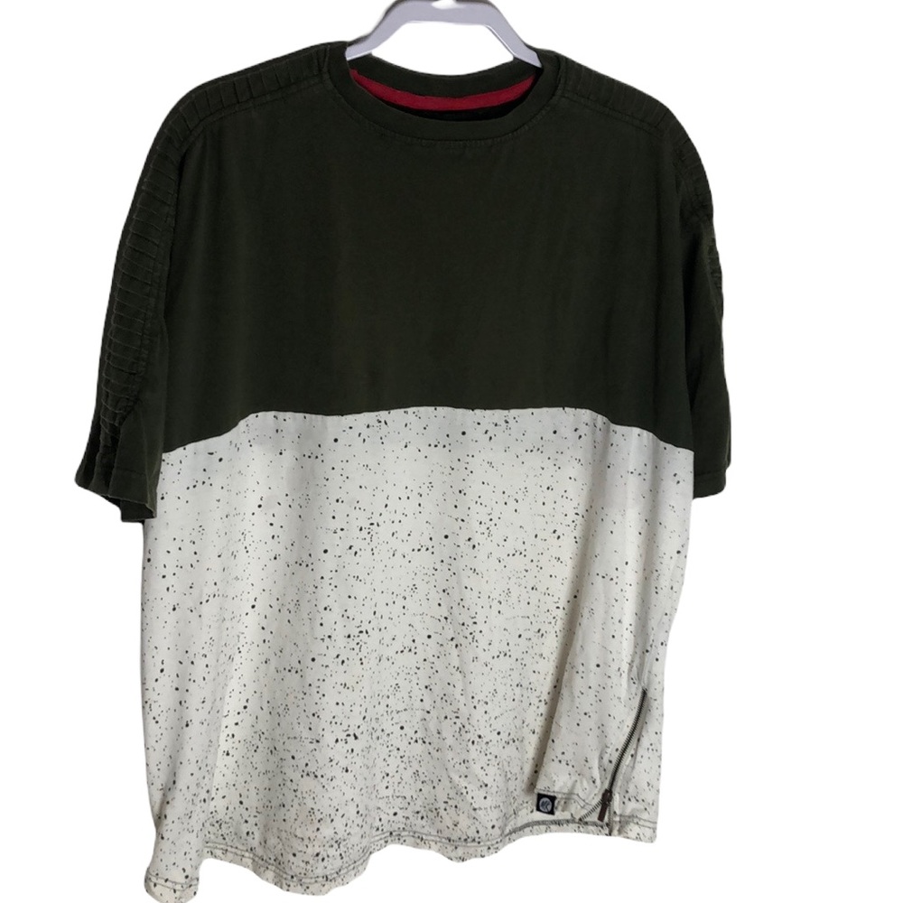 Makobi Short Sleeve Color-block  Shirt size 3XL